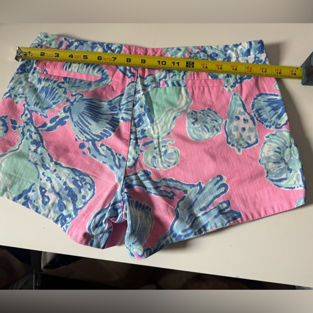 Lilly Pulitzer 8 Adie Shorts Capri Pink Samba 4" Inseam Preppy Colorful Coastal - Picture 8 of 13